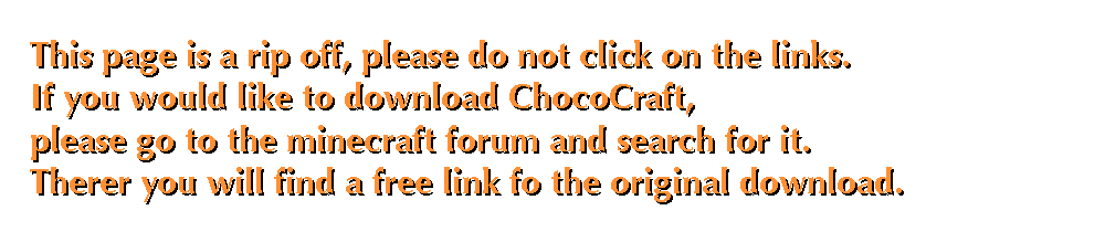 ChocoCraft Mod